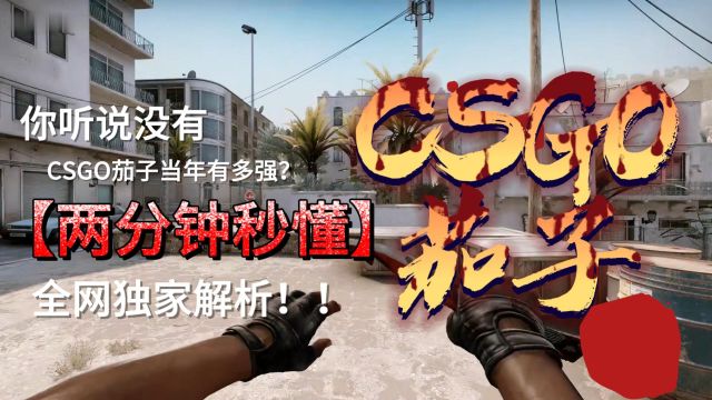 CSGO茄子当年有多强?别以为他只是CSGO的主播那么简单