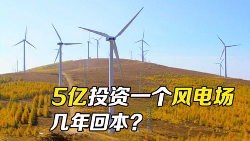 详解风力发电机工作原理，叶子转那么慢，一座风电场几年才回本？