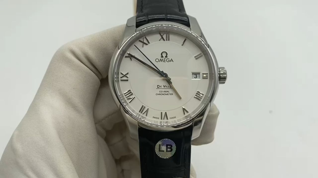 lb欧米茄碟飞8500系列白盘罗马数字背透机械腕表评测