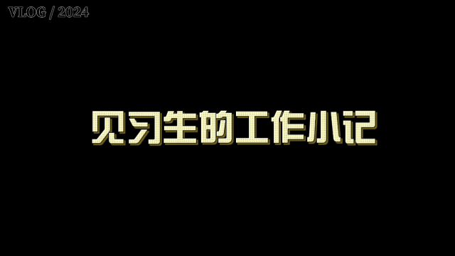 见习生的工作小记