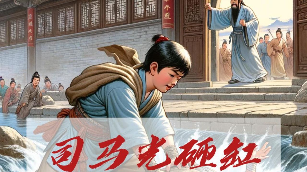 【ai教成语】司马光砸缸的故事