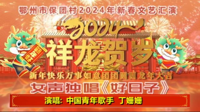 【视频】女声独唱《好日子》演唱: 中国青年歌手 丁姗姗