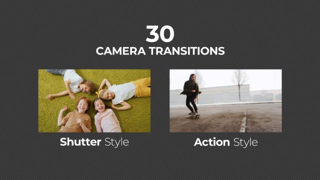 AE模板摄像机对焦快门视频转场 Camera Transitions