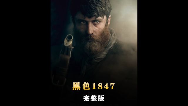 九分钟看完整版动作复仇电影《黑色1847》,爱尔兰硬汉亲眼目睹家人惨死,展开疯狂复仇