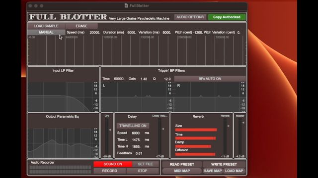 Full Blotter demo tutorial