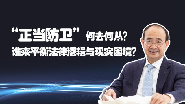 电影《第二十条》背后的法律知识?清华教授张明楷详解正当防卫