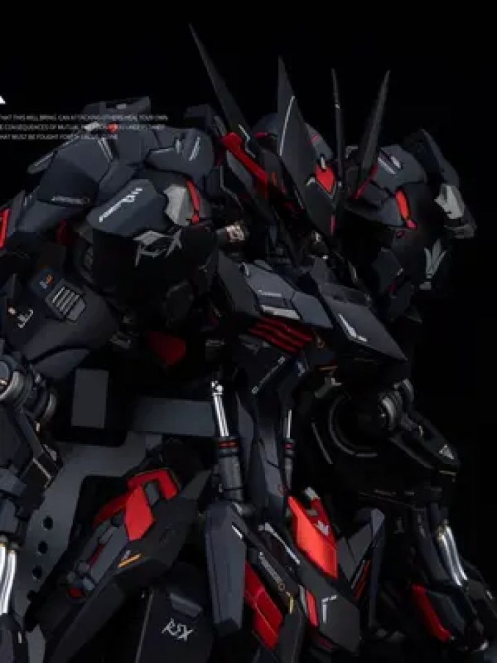 霸气黑狼王!#高达模型 #模型 #高达 #巴巴托斯 #夏亚的模型小店