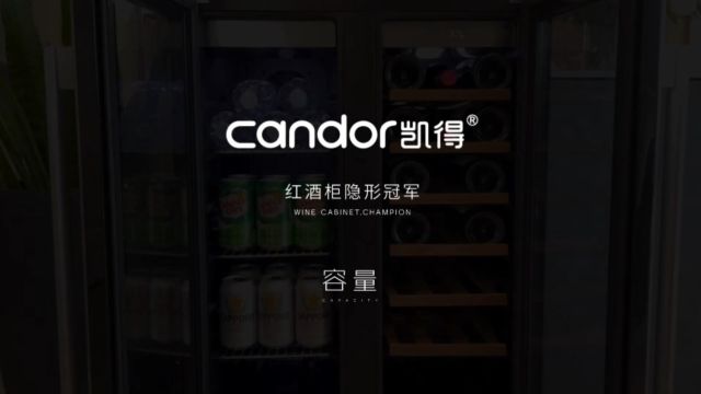 candor凯得红酒柜容量