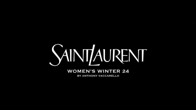 Saint Laurent 2024秋冬成衣系列