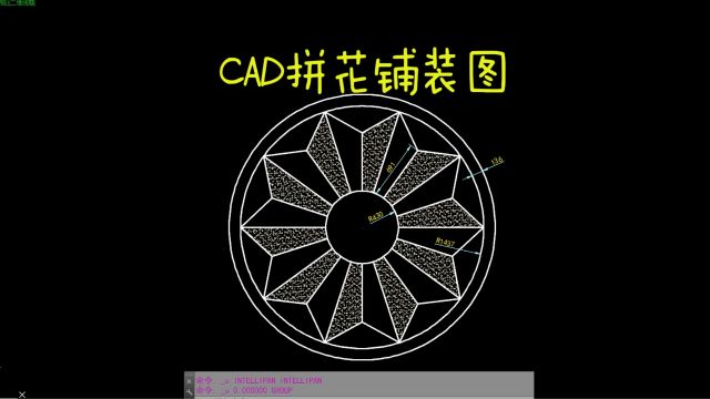 CAD每日一练 CAD拼花铺装图