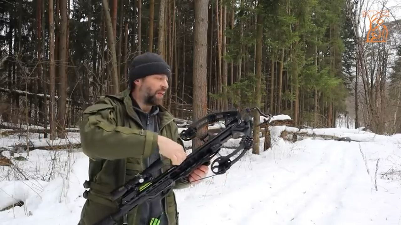 国外合法拍摄rdx365复合弩黑风t3折叠十字弩户外性能测试娱乐节目