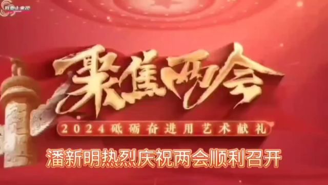 潘新明一2024砥砺奋进用艺术献礼聚焦两会特别推荐书画艺术名家