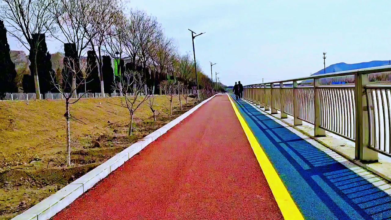北票步行路景色【3月11日】