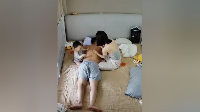 这可能就是结婚生子的意义吧监控下的一幕 夫妻日常 人类幼崽成长记 婚后生活