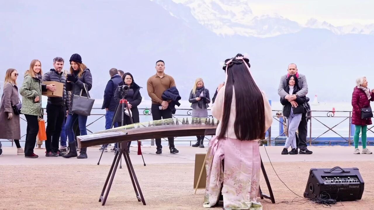 古筝碰碰彭碰彭音乐一响国风登场上春山