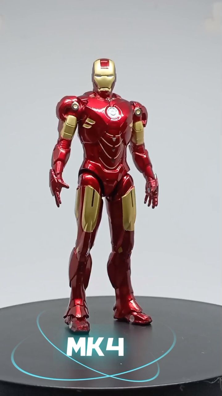 钢铁侠mk4 品牌:中动 比例:1/16 材质:软胶 功能:7关节可动,地台 规格