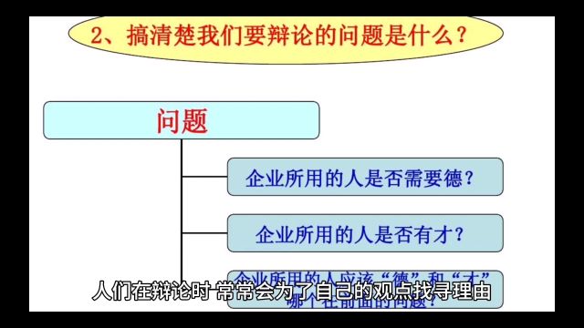 辩论中理性看待自我与倾听他人,是突破固有观念的秘诀