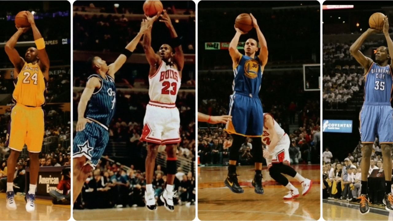 一起盘点nba中美如画的跳投