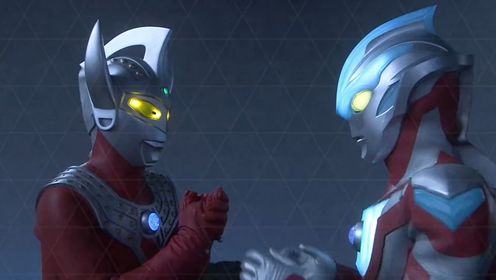 五位奥特战士迎战卡欧斯军团,银河本尊声援礼堂光 #奥特曼 #银河