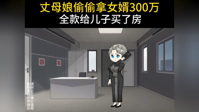 丈母娘偷偷拿女婿300万,全款给儿子买房