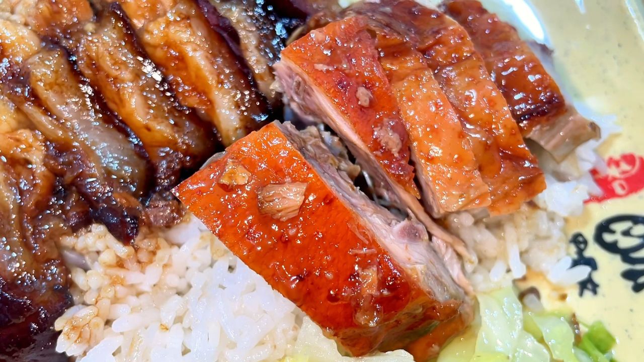 食在佛山,朋友们,猪脚拼烧鸭饭,巨满足