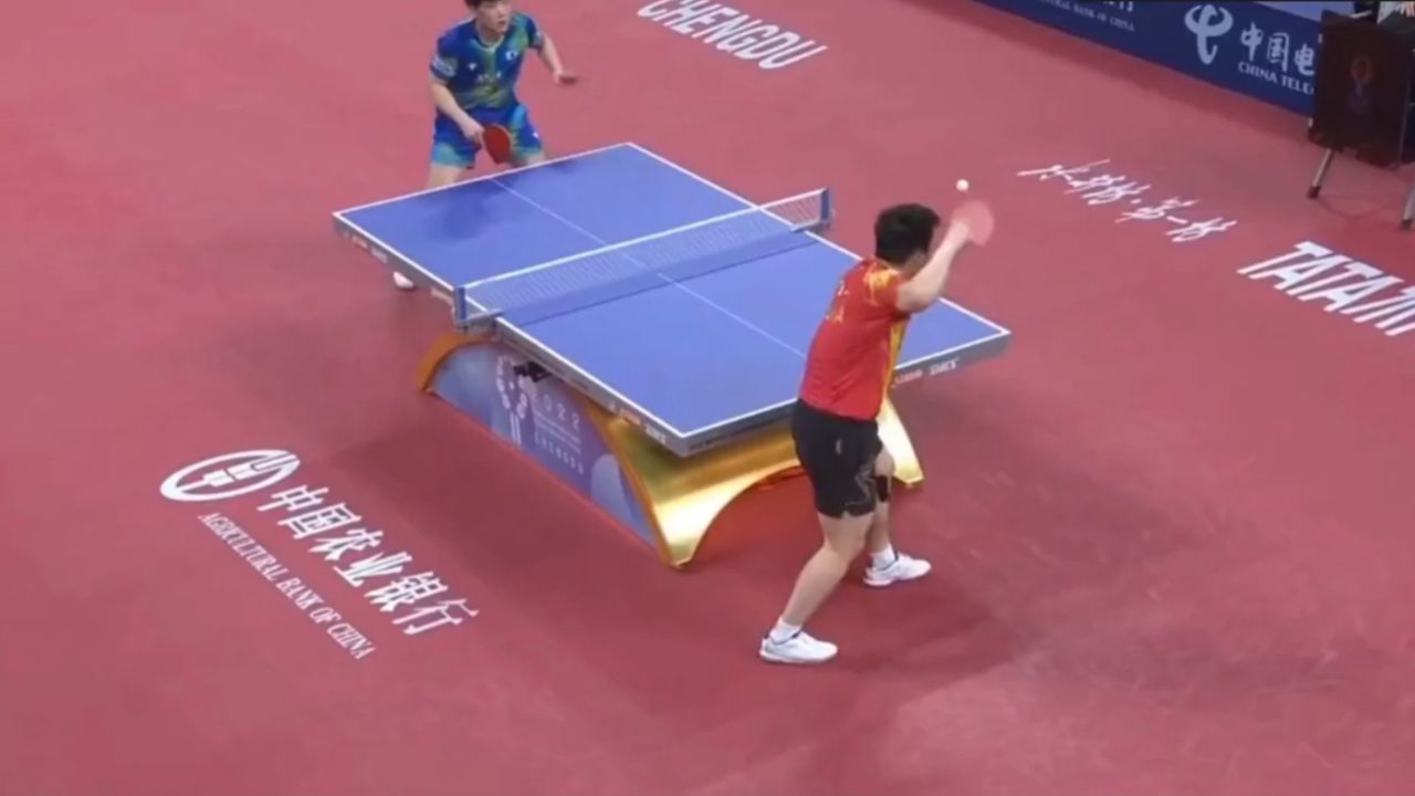 冲击决赛!樊振东vs张本智和,樊振东上演得分狂潮,看的热血沸腾