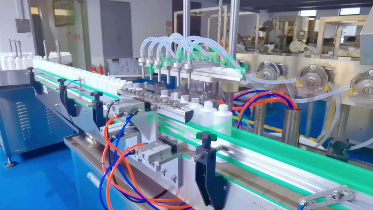 直线液体灌装机 液体灌装机 全自动液体灌装机