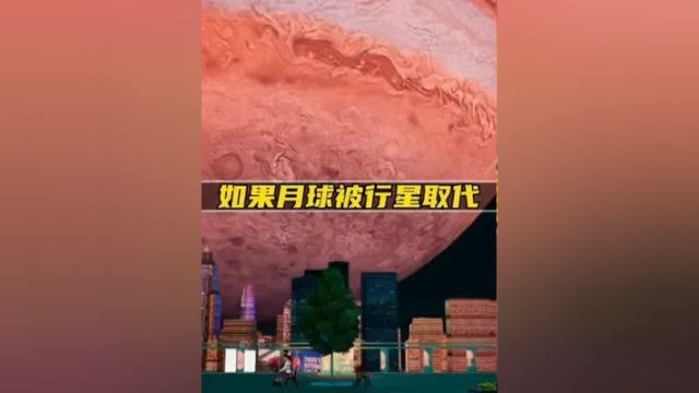 如果月球被其他行星取代,夜空会是怎样一副场景#涨知识