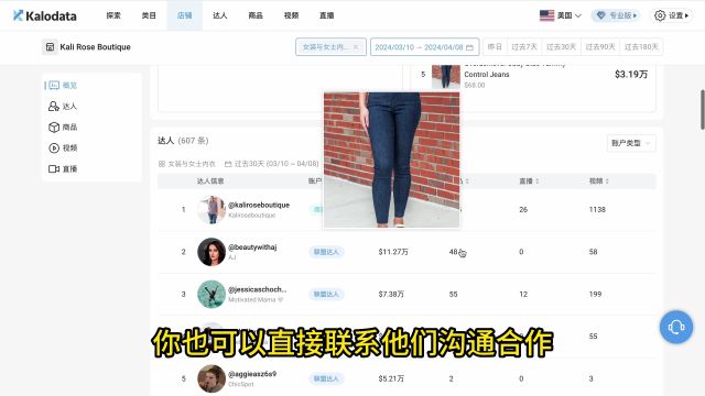 通过TikTok竞品分析工具Kalodata找到与竞品店铺的差距和优劣势