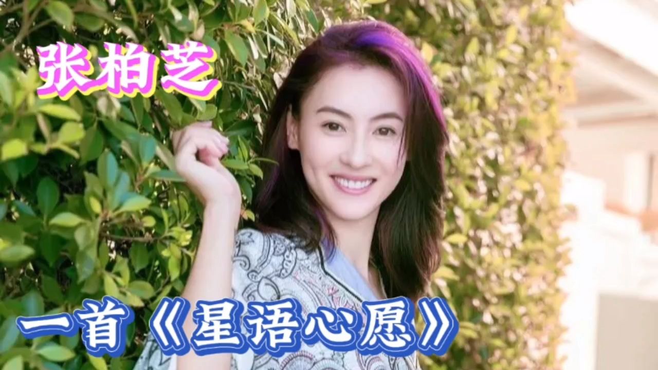 42岁张柏芝重现《星语心愿》,台下人都听哭了,满满的回忆杀!