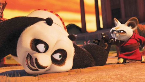 一口气唱完《功夫熊猫1》，废柴熊猫变成神龙大侠！