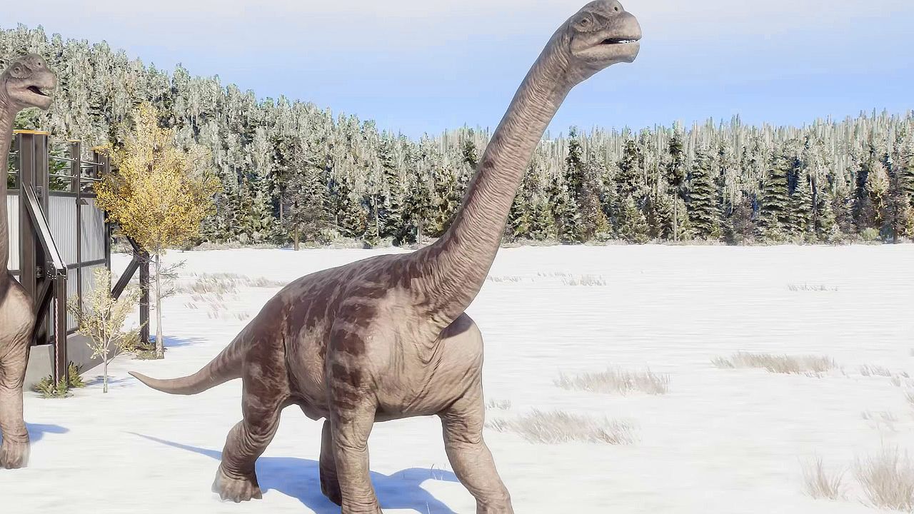 圆顶龙,冰脊龙,巨盗龙,鲨齿龙—游戏:侏罗纪世界进化