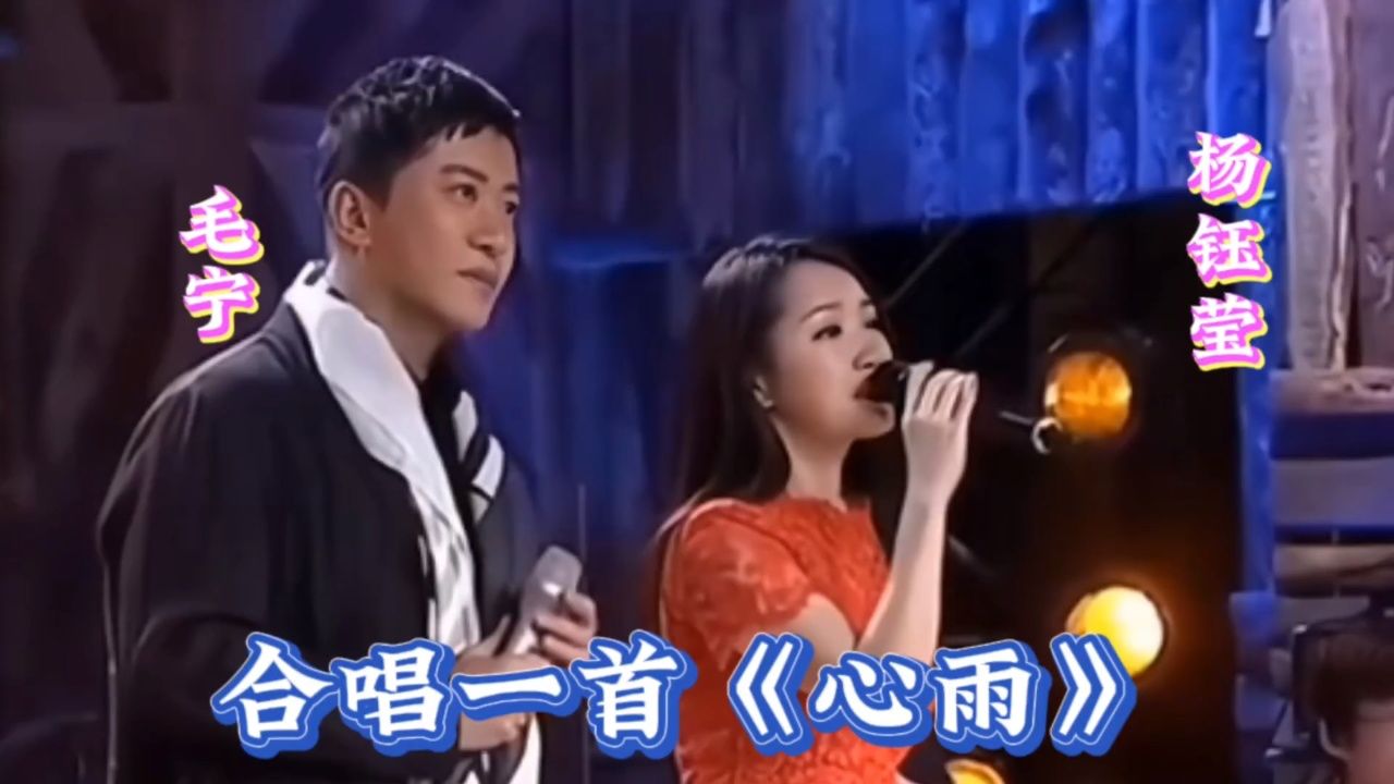 毛宁杨钰莹深情对唱《心雨》,90年代经典歌曲,勾起美好的回忆!