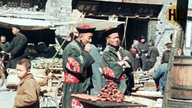 1949年北京彩色绝版影像:曾被苏联封存68年,无比珍贵