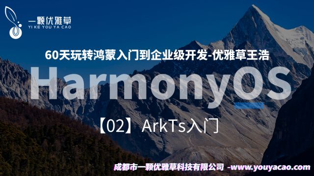 【02】60天玩转鸿蒙入门到企业级开发优雅草王浩ArkTs入门