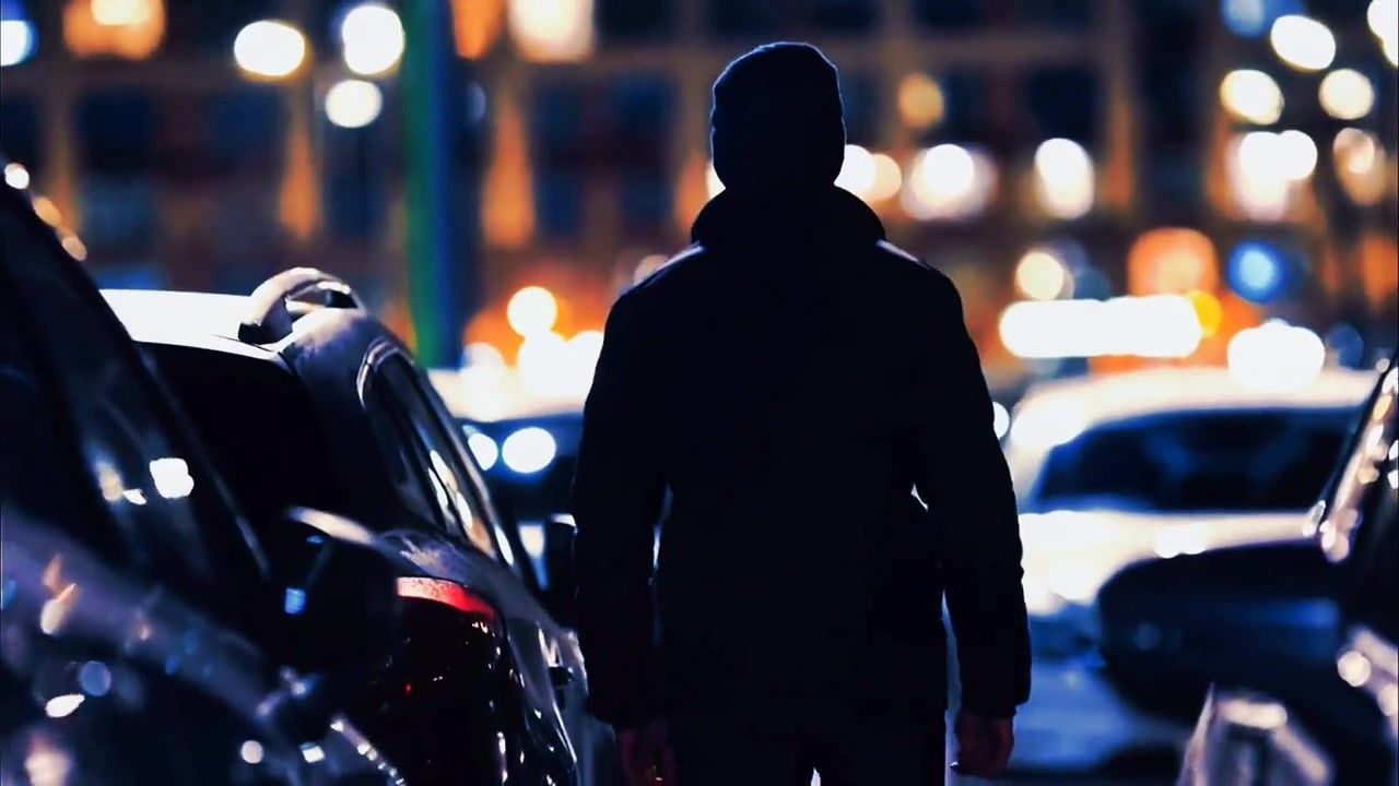 伤感男人背影#素材 #情感 #城市的夜晚 #伤感 #精彩片段