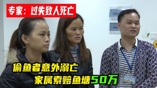 偷鱼意外溺亡,鱼塘主获刑2年赔4万,专家:过失致人死亡