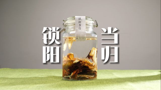 锁阳泡酒的做法,冬日养生酒 暖身