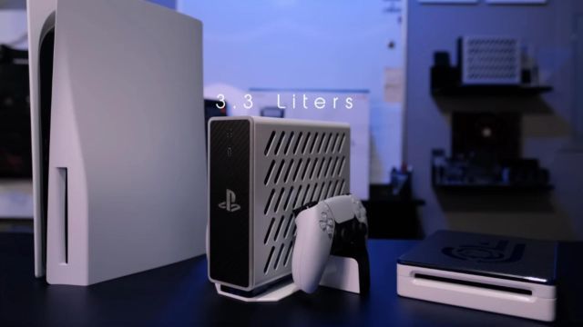 油管大神制作全新PS5,体积缩小70%,造型更加上档次!