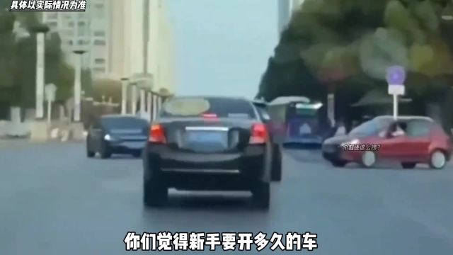 新手开车多久才算的上老司机?#汽车知识