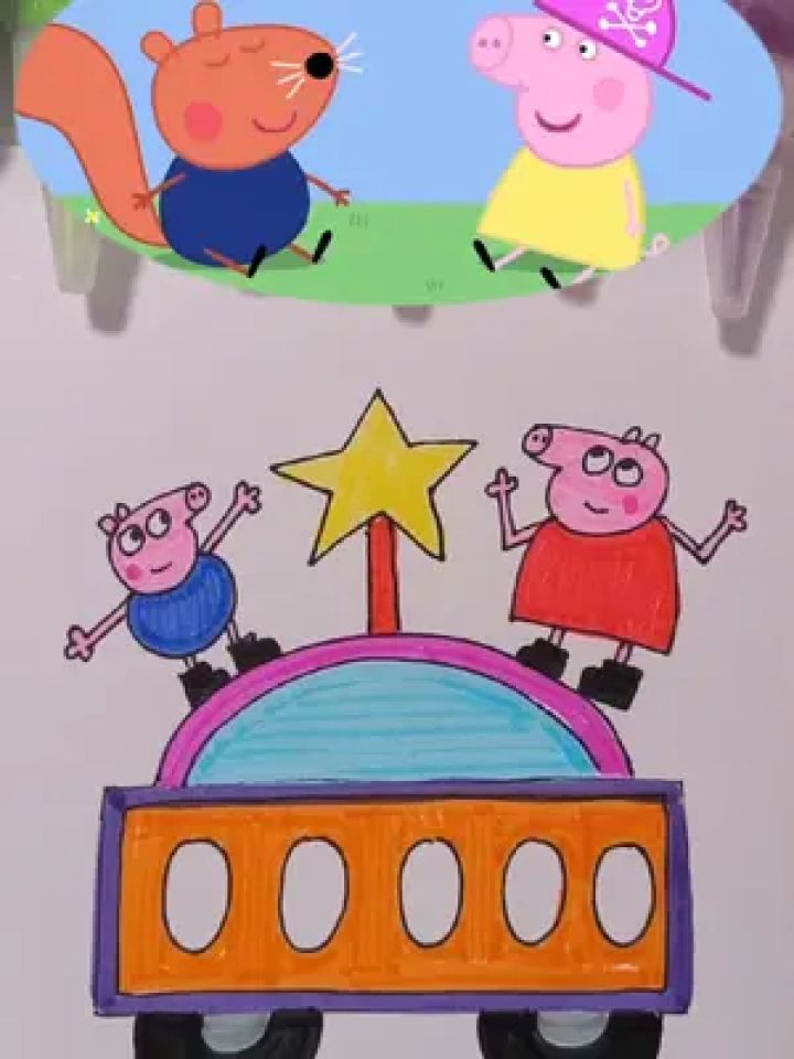 填色 #儿童绘画 #轻娱how #儿童简笔画 #手绘to