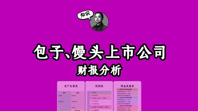 包子馒头上市公司财报分析