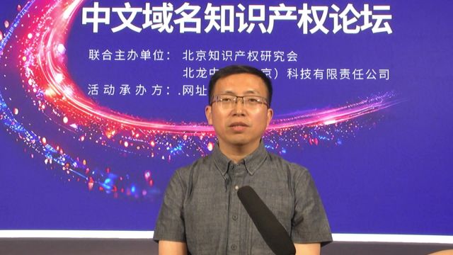 路东生 鄂尔多斯集团知识产权总监 2024中文域名知识产权论坛