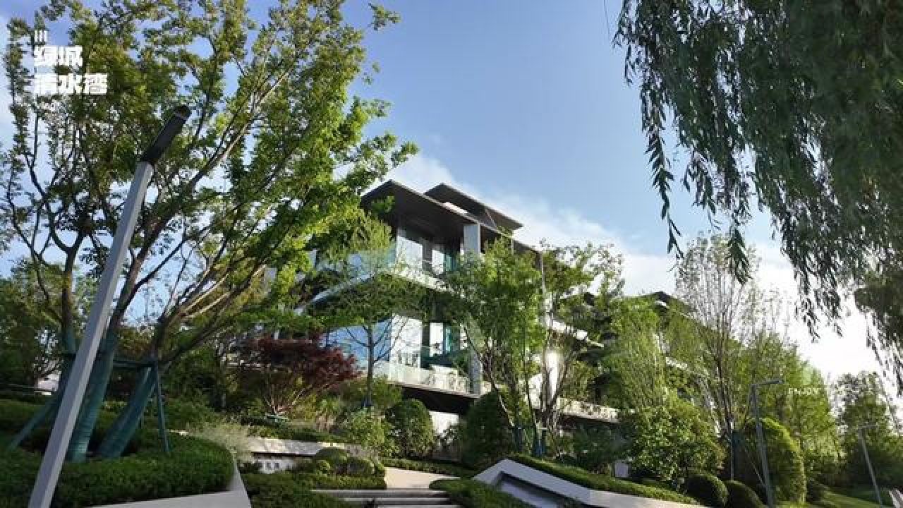 绿城清水湾 住在公园里的家是什么样的#公园里的湖院生活 #家在西安小