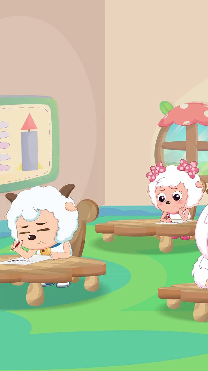 大肥羊学校#眼神训练 成果展示～"别看我,看试卷～"