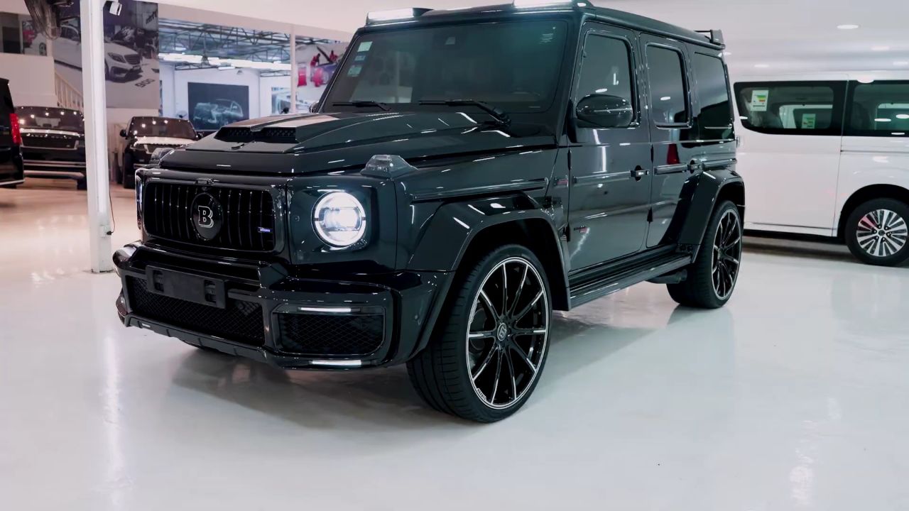 2024款奔驰amg g63 brabus 800高清鉴赏