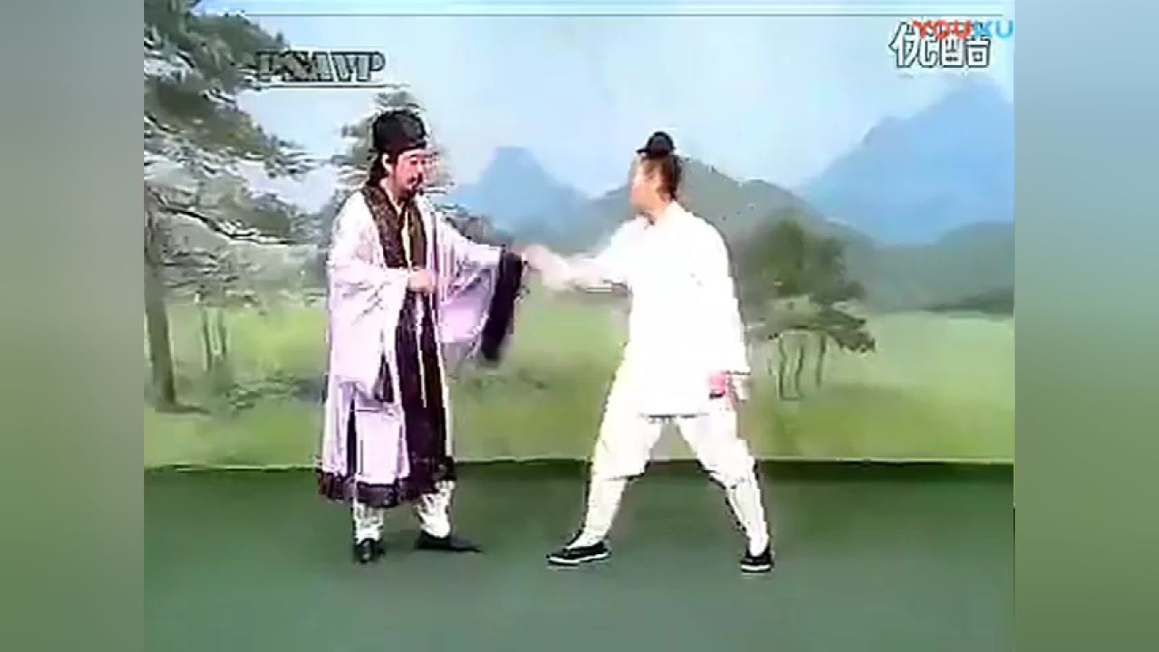 武当十八式太极拳分解教学 12 第九式:金蛇缠柳