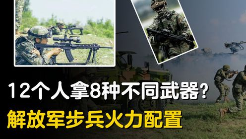 12人装配8种不同武器?解放军步兵班,火力配置如何?开战够用吗_高清1080P在线观看平台_腾讯视频