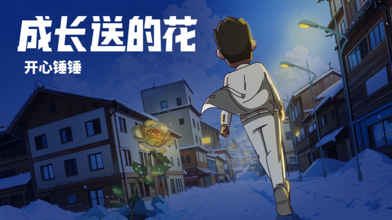 开心锤锤最新单曲mv《成长送的花》