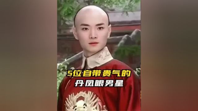 5位自带贵气的丹凤眼男星,个个都是古典美男